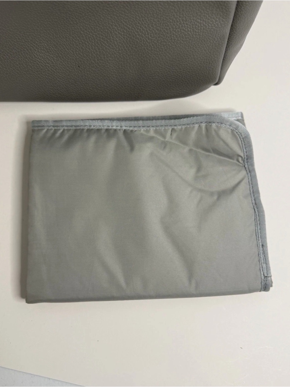Freshly Picked Gray Leather Baby Backpack - Picture 10 of 12
